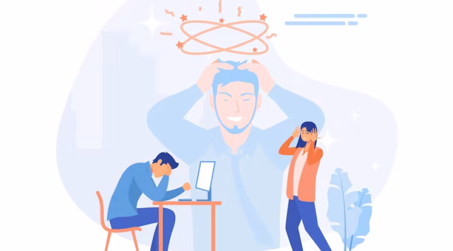 stress-office-group-people-having-stress-moment-chasing-deadline-flat-vector-modern-illustration_566886-10270